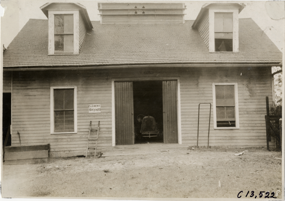 Clement-Bayard garage, 1908 Grand Prize races