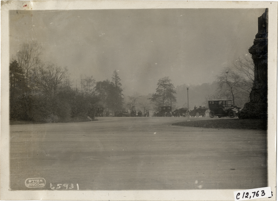 Motorists in park