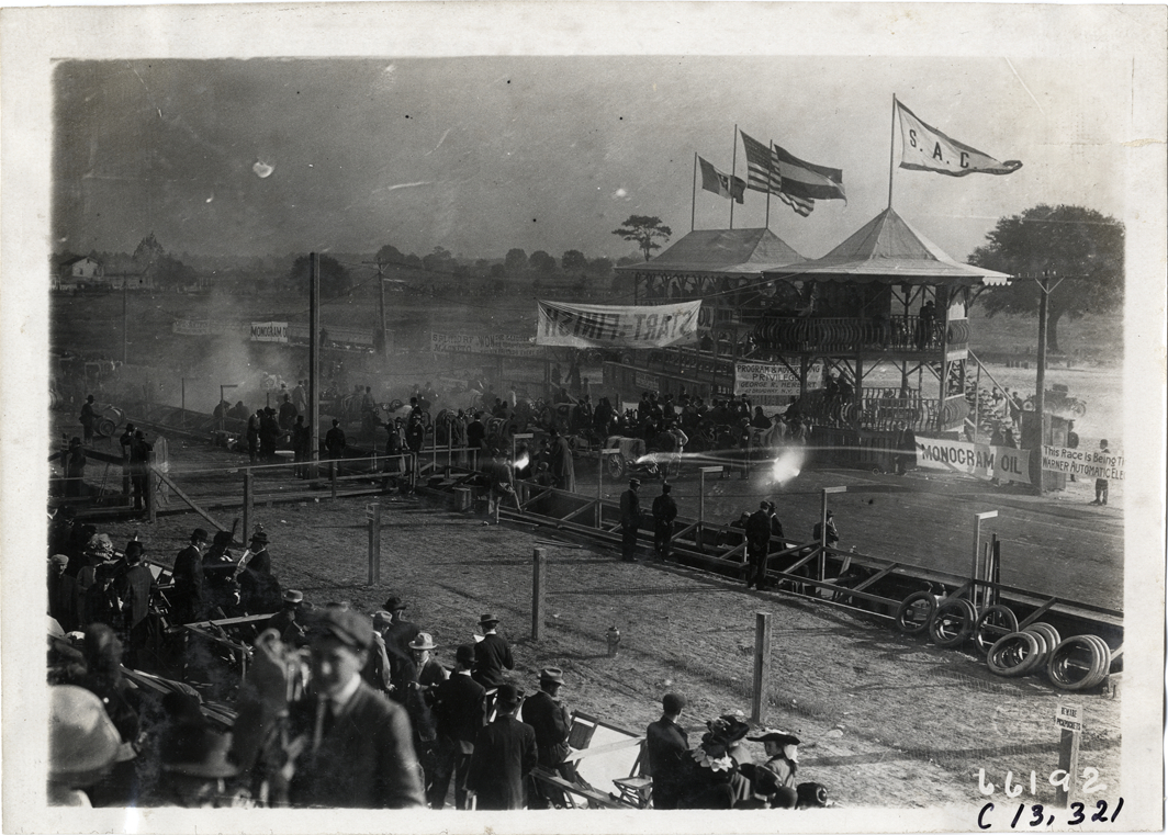 View of course, 1910 Grand Prize races