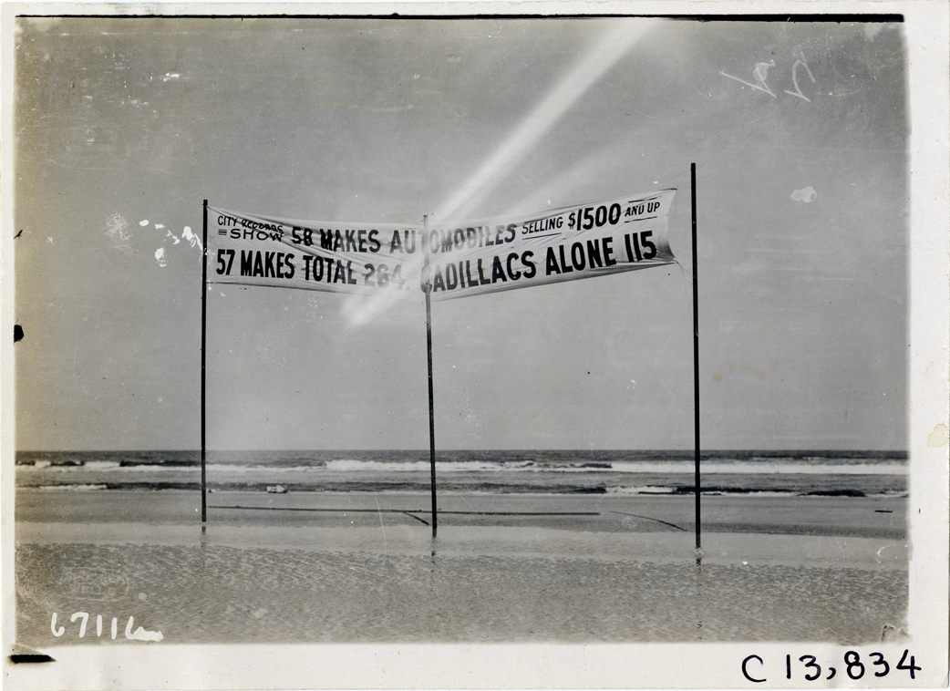 Banner, 1911 Jacksonville automobile races