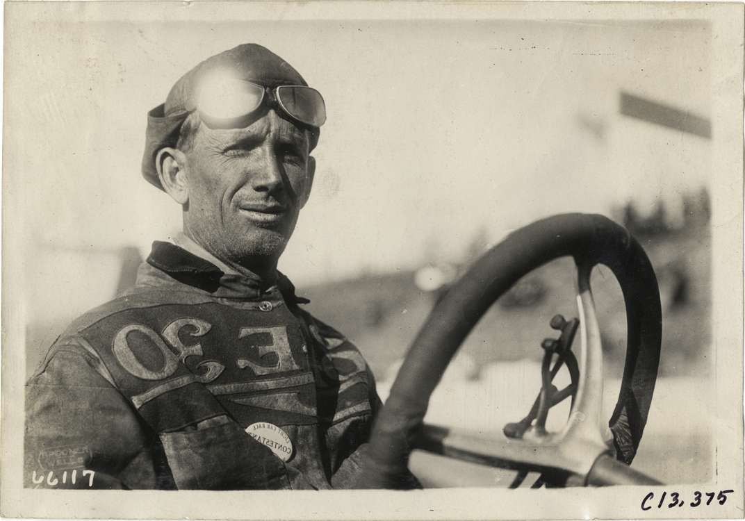Racecar driver, 1910 Grand Prize races