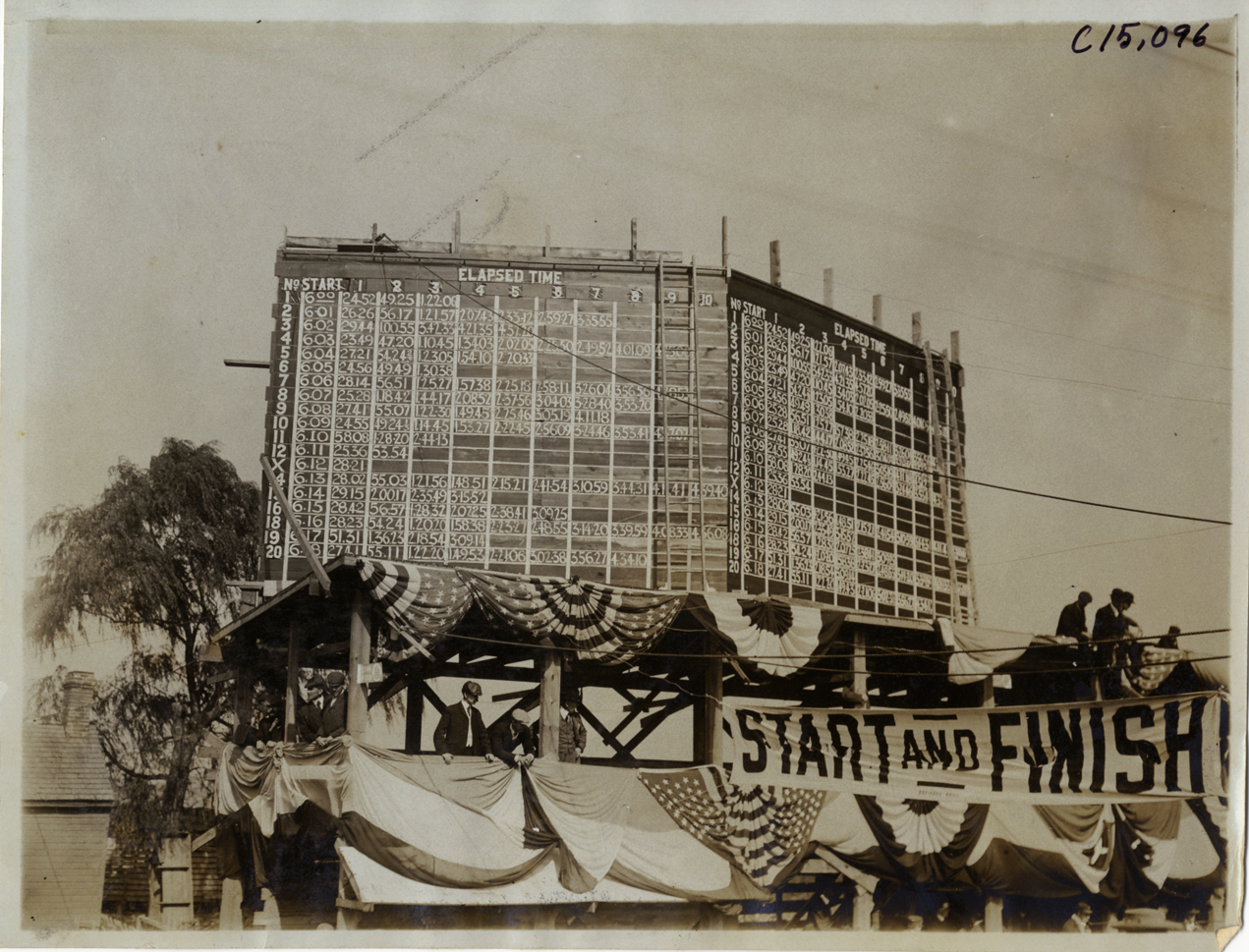 Scoreboard, 1905 Vanderbilt Cup races