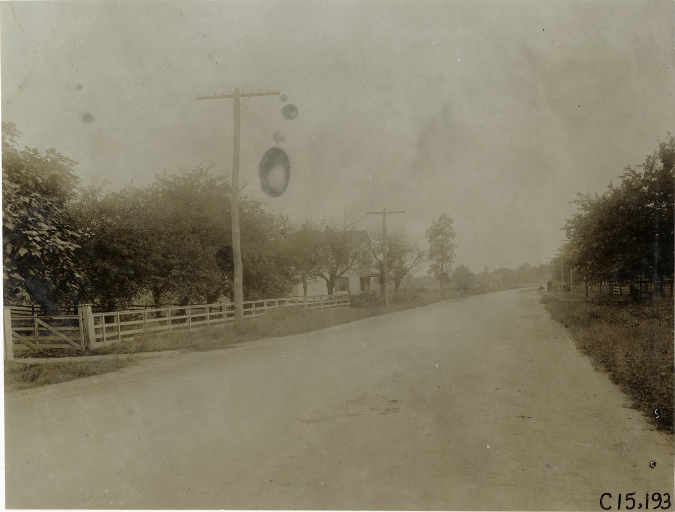 Rural road, 1906 Vanderbilt Cup races