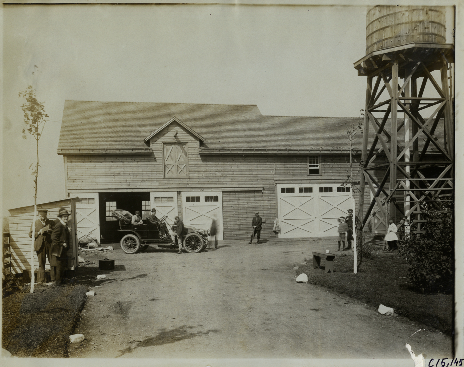 Renault camp, 1905 Vanderbilt Cup races