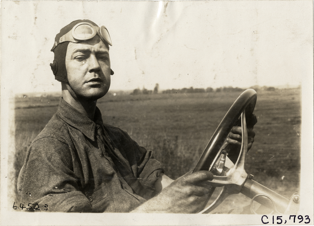 Racecar driver, 1910 Vanderbilt Cup races
