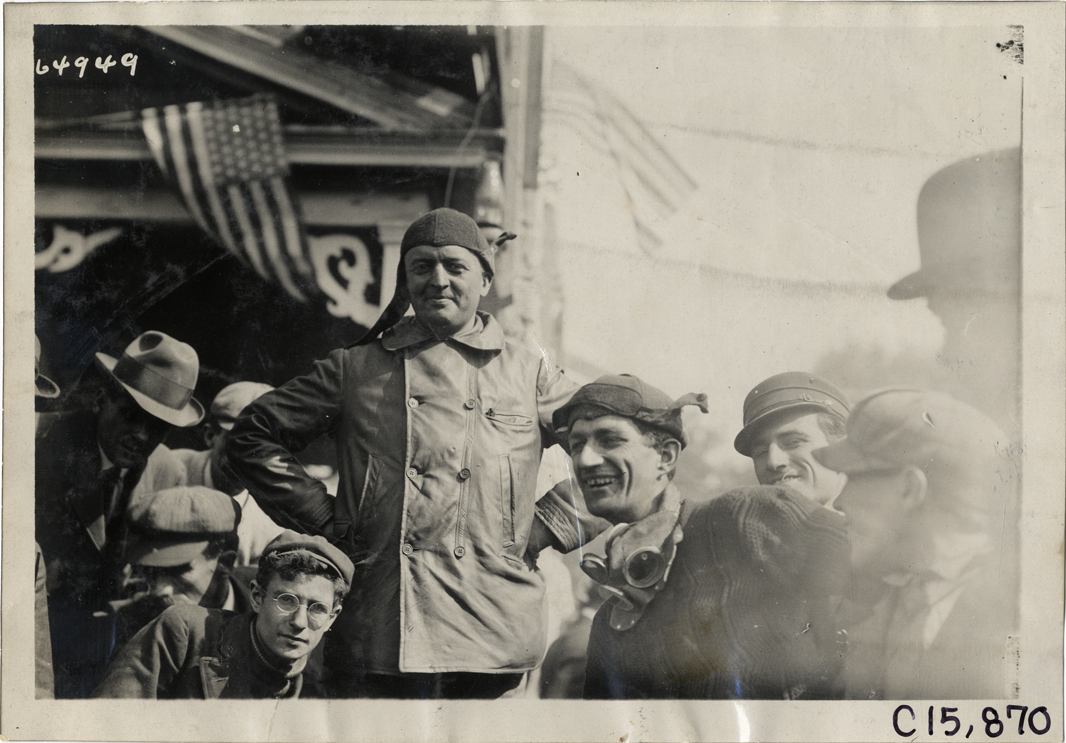 Harry Grant and Frank Lee, 1910 Vanderbilt Cup races