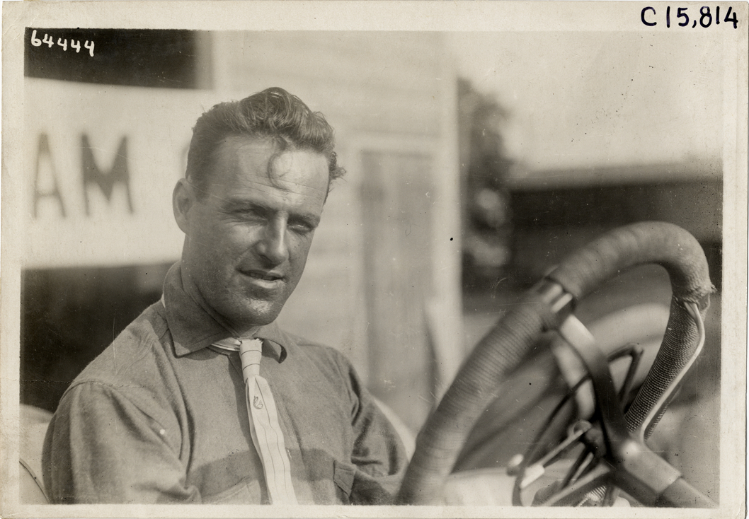 Racecar driver, 1910 Vanderbilt Cup races