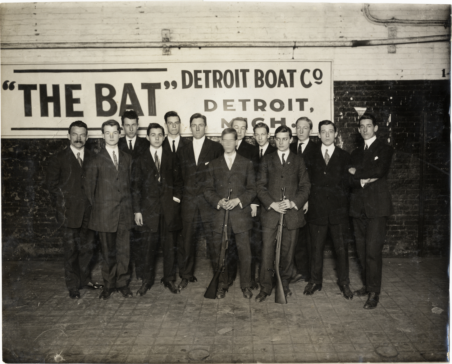 Manual High School rifle team, 1909 Sportsman's Show