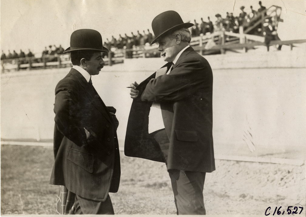 Officials at track meet