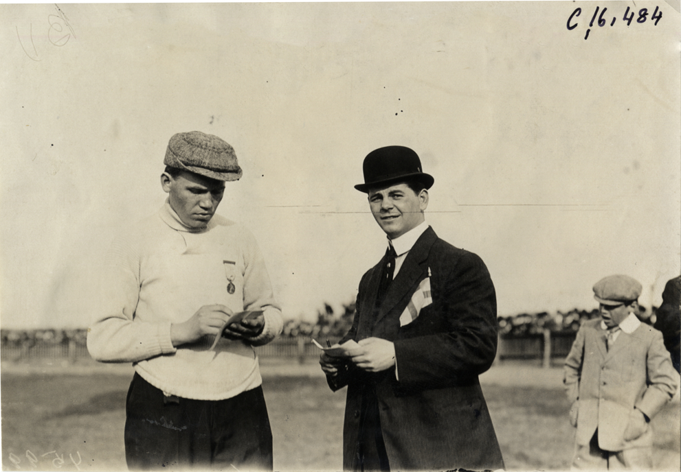 Officials at track meet