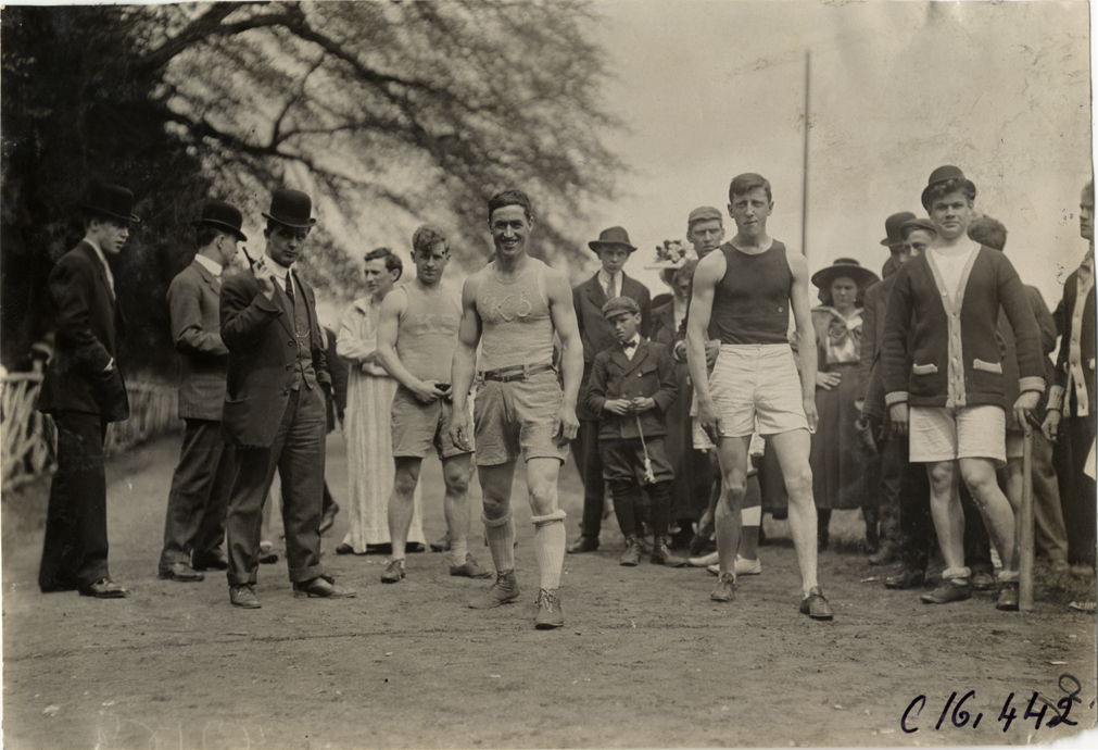 Runners at start of race