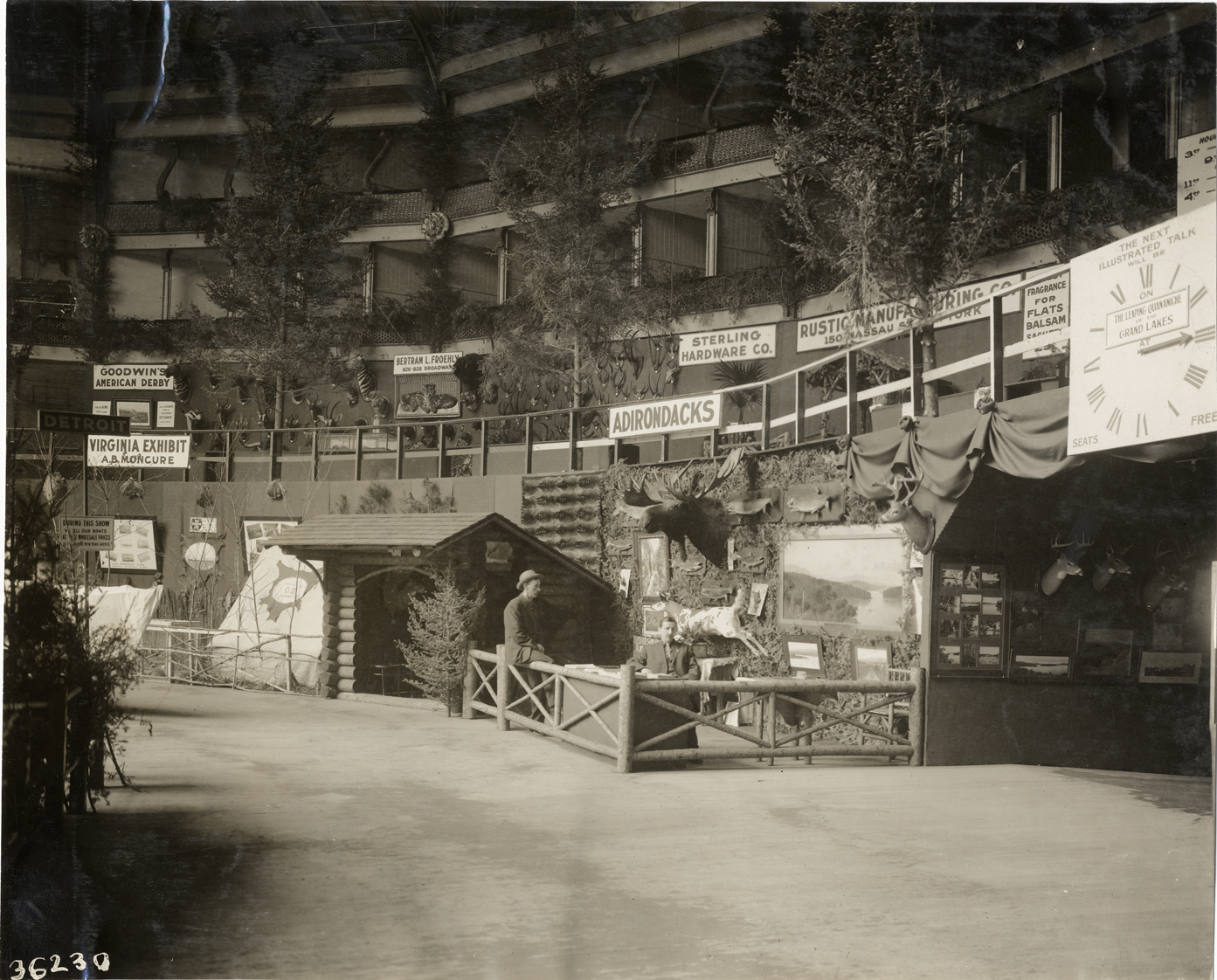 Adirondacks exhibit, 1909 Sportsman's Show