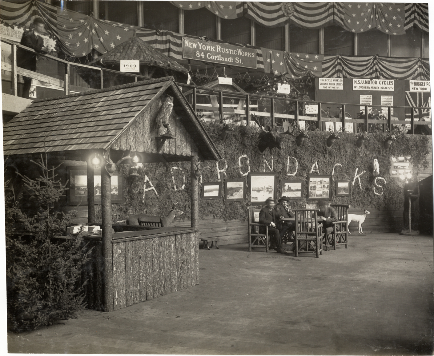Adirondacks exhibit, 1909 Sportsman's Show