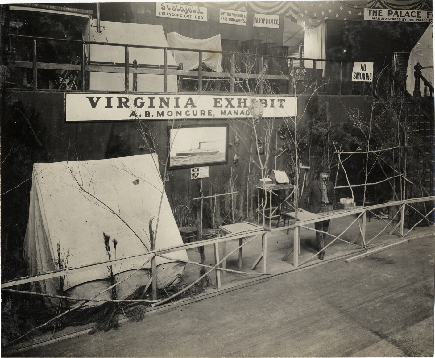 Virginia exhibit, 1909 Sportsman's Show