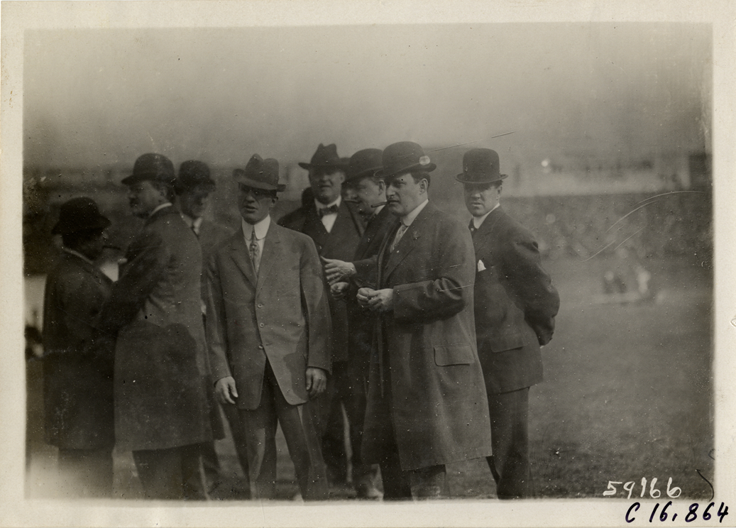 Officials at marathon race