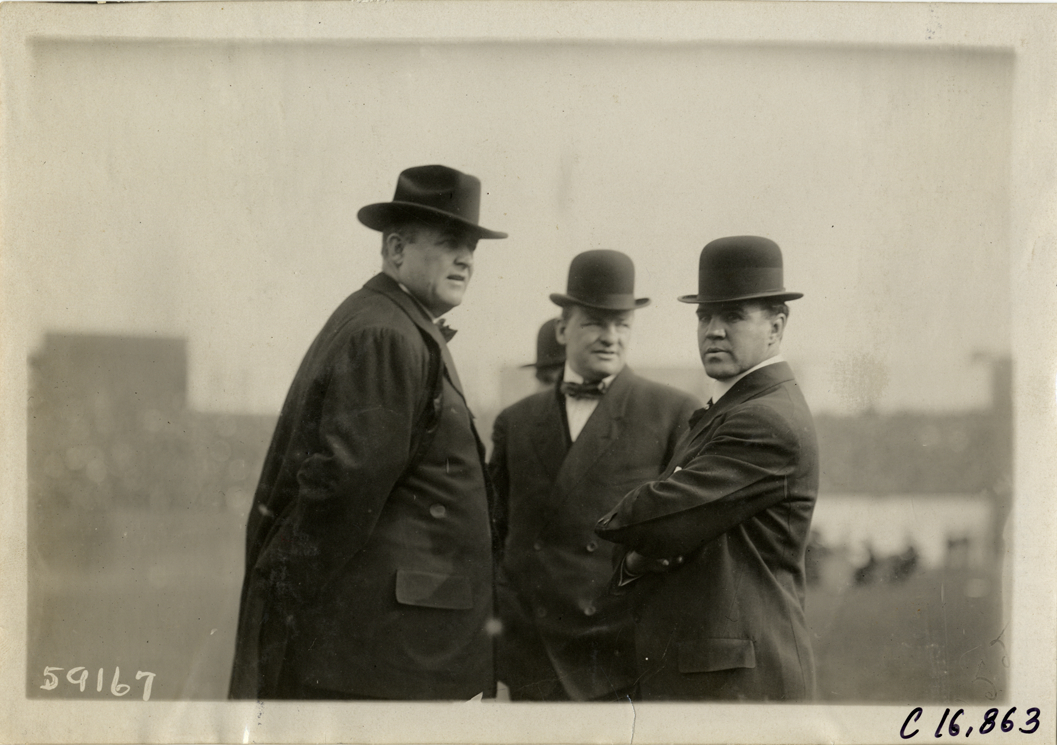 Officials at marathon race