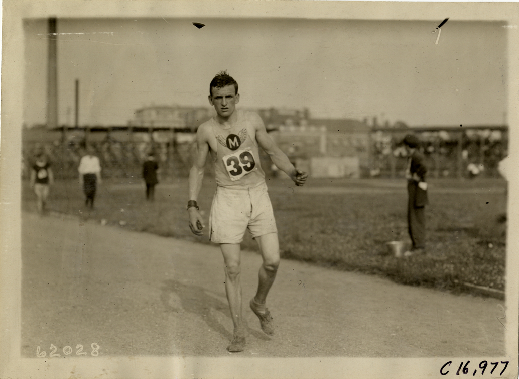 Marathon runner, 1910 Flatbush Marathon