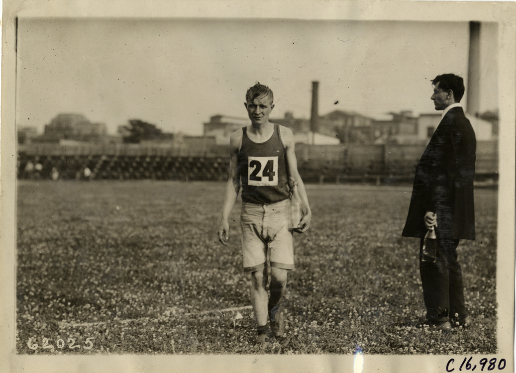 Marathon runner, 1910 Flatbush Marathon