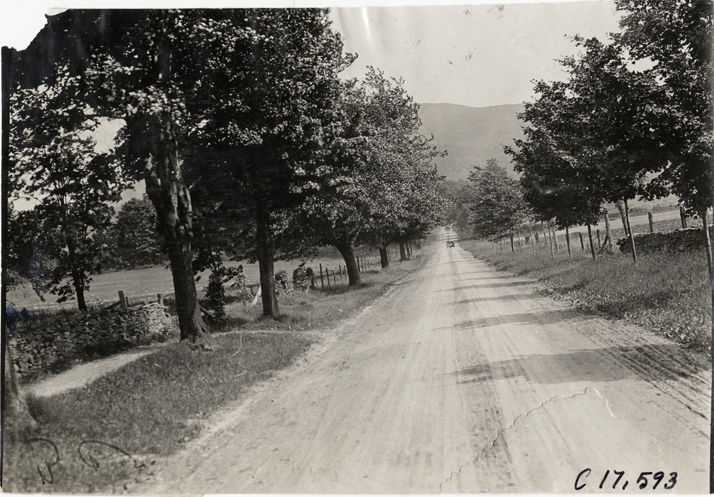 Rural road, 1909 Catskill-Berkshire Tour