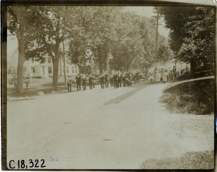 Brass band, 1905 Glidden Tour