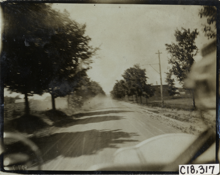 Rural road, 1905 Glidden Tour