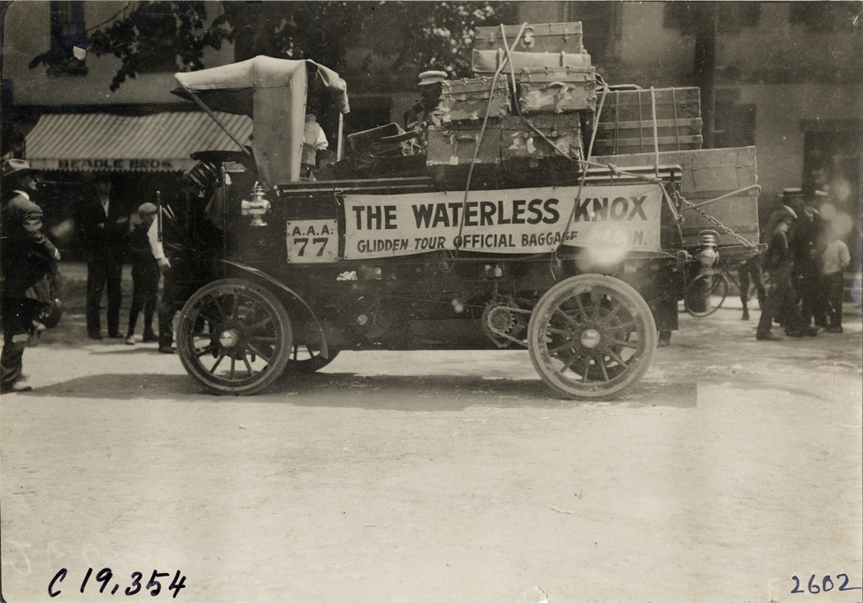 Knox official baggage wagon, 1906 Glidden Tour