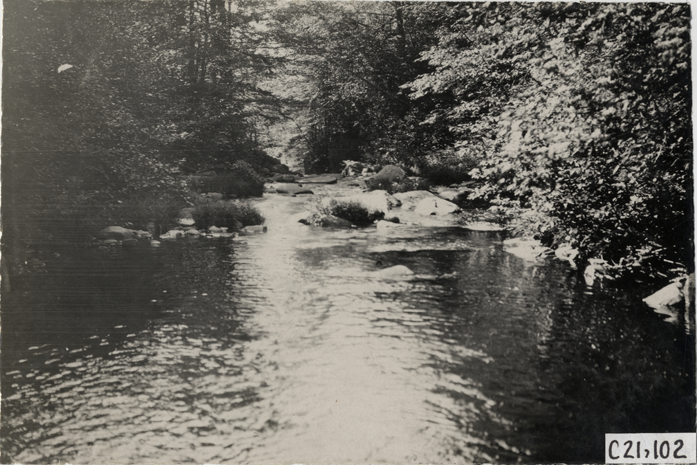 River or stream, 1908 Glidden Tour