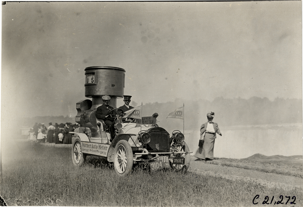 Warner Auto-Meter car Coche velocímetro 1906