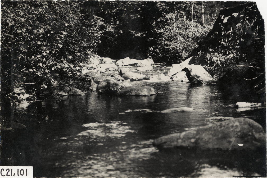 River or stream, 1908 Glidden Tour