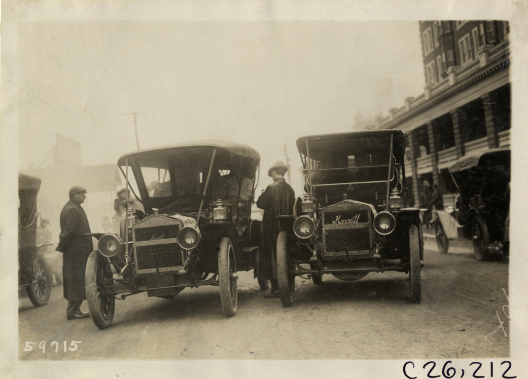 Maxwell automobiles, Atlantic City, 1910 New Jersey Reliability Run