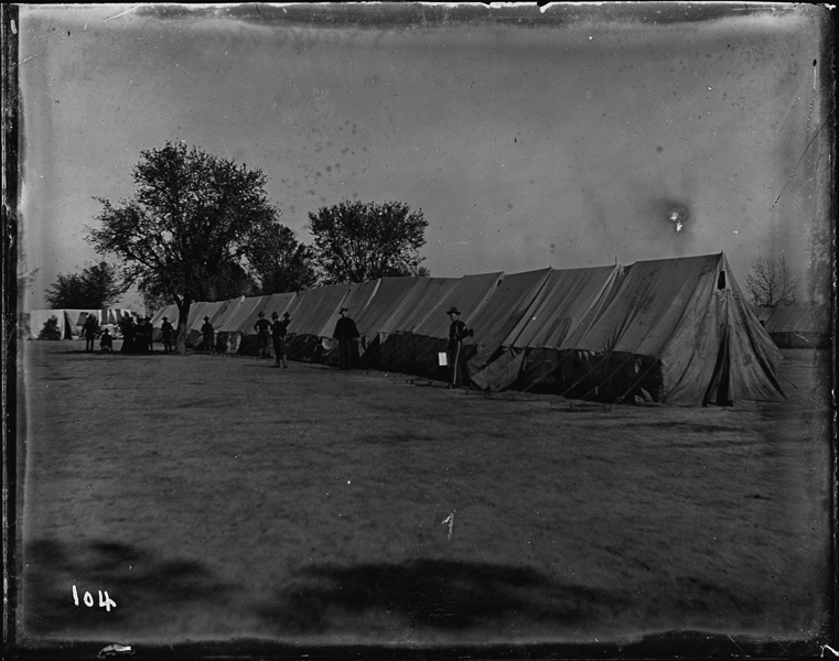 Tents at camp