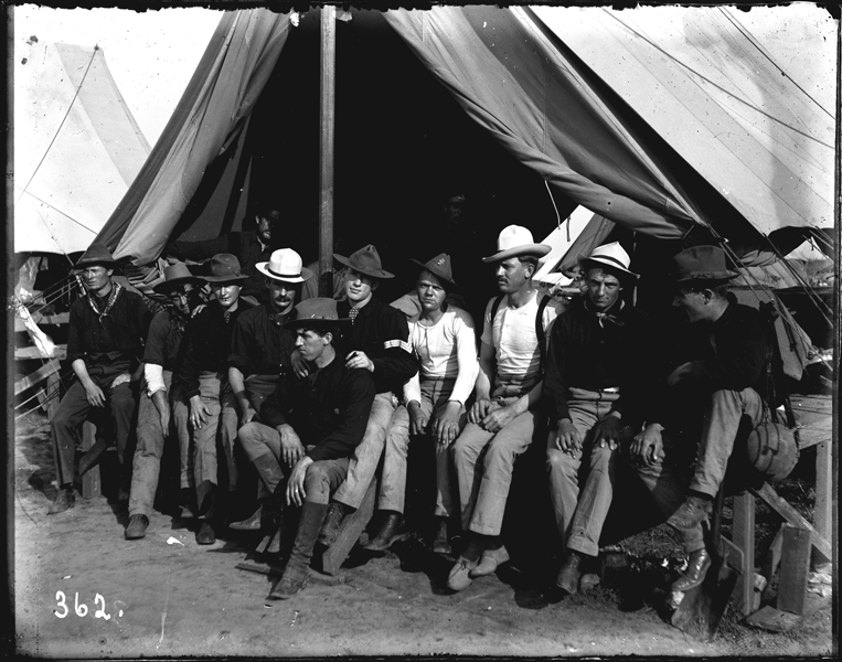 Soldiers at camp