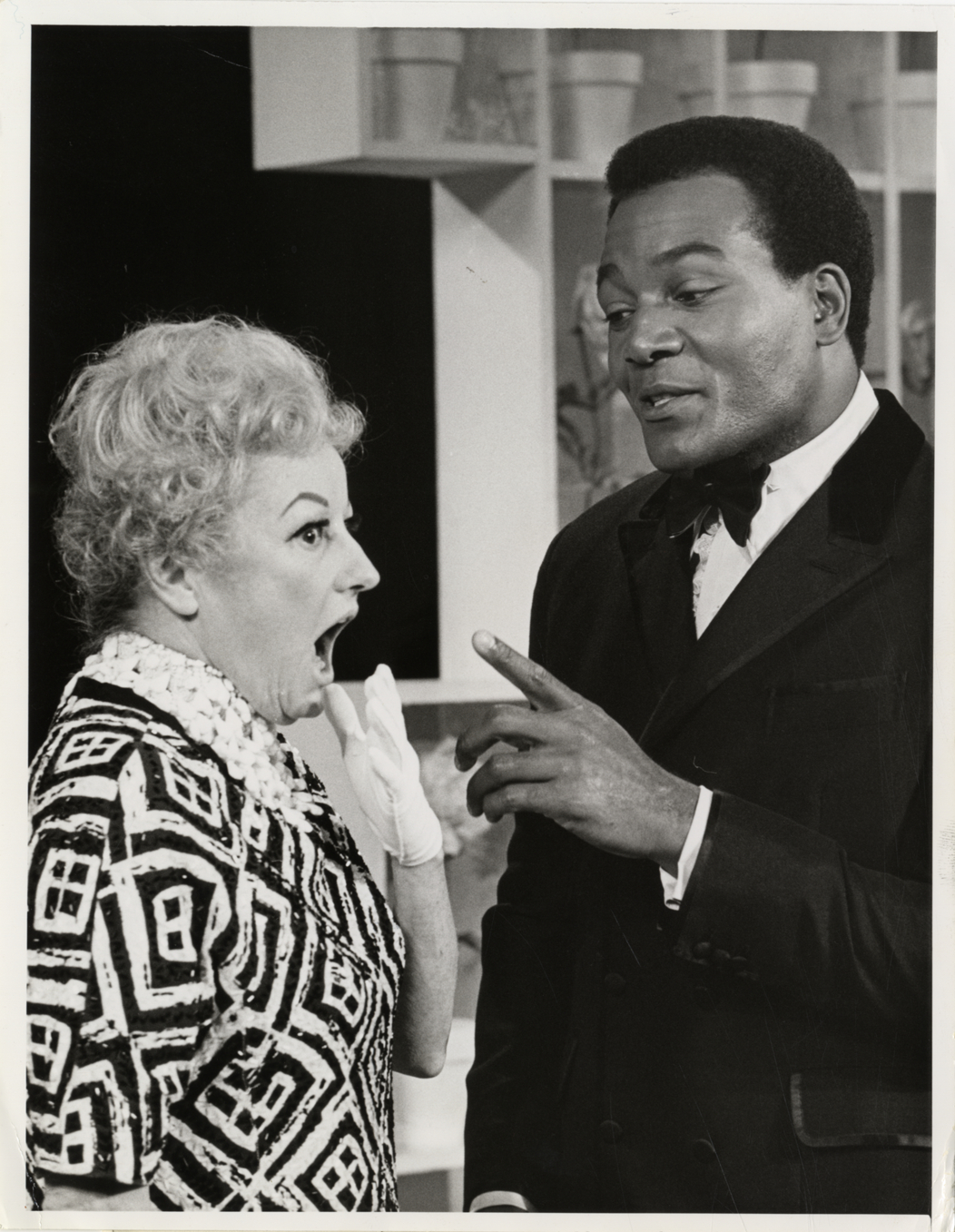 Jim Brown and Phyllis Diller