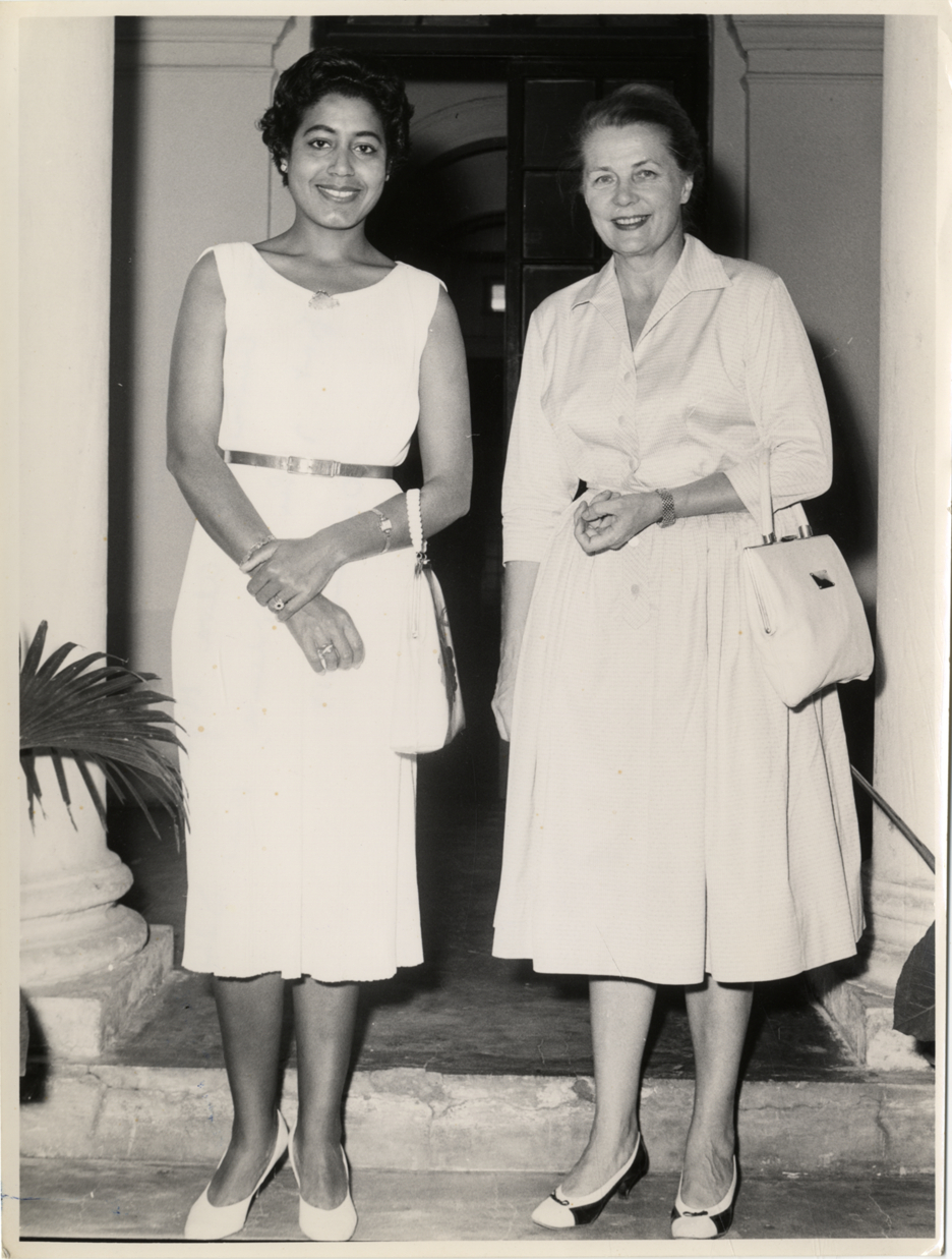 Mattiwilda Dobbs and Alva Myrdal