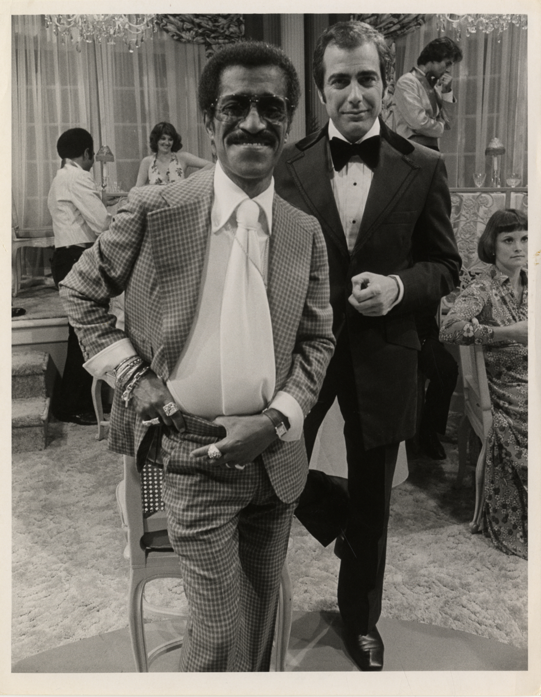Sammy Davis, Jr. and Jerry Lacy in a scene from "Love of life"