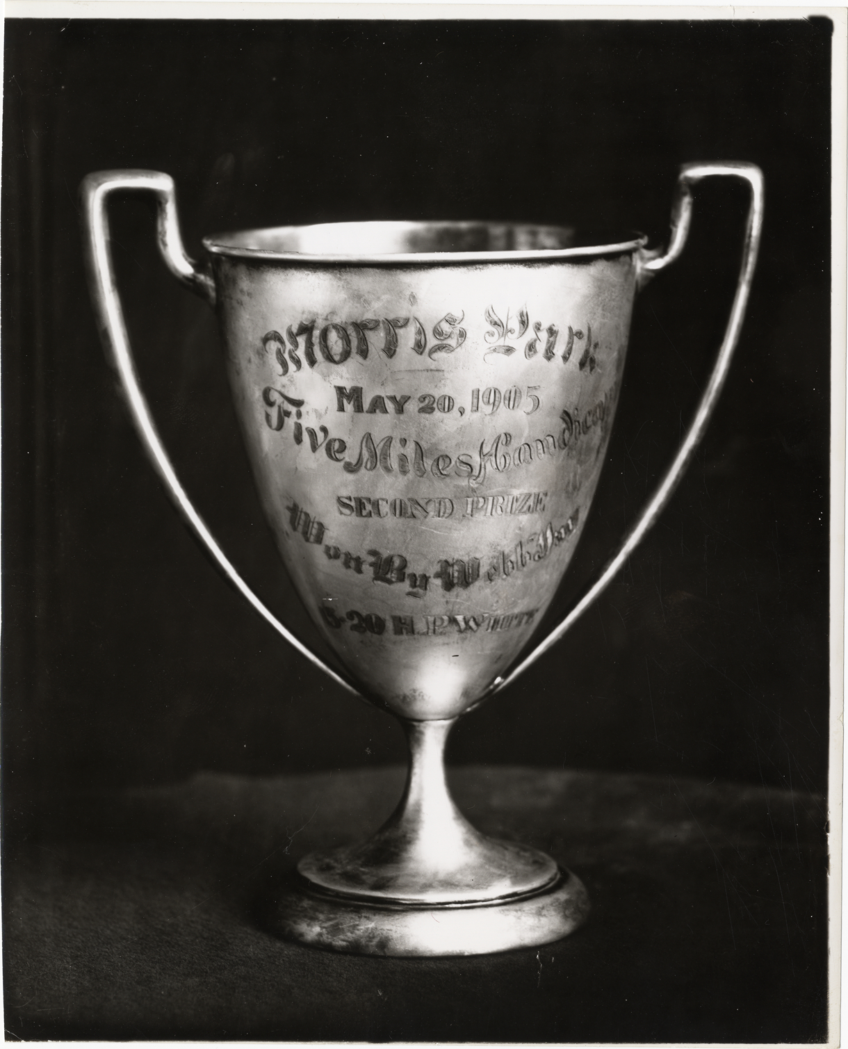 Morris Park trophy cup