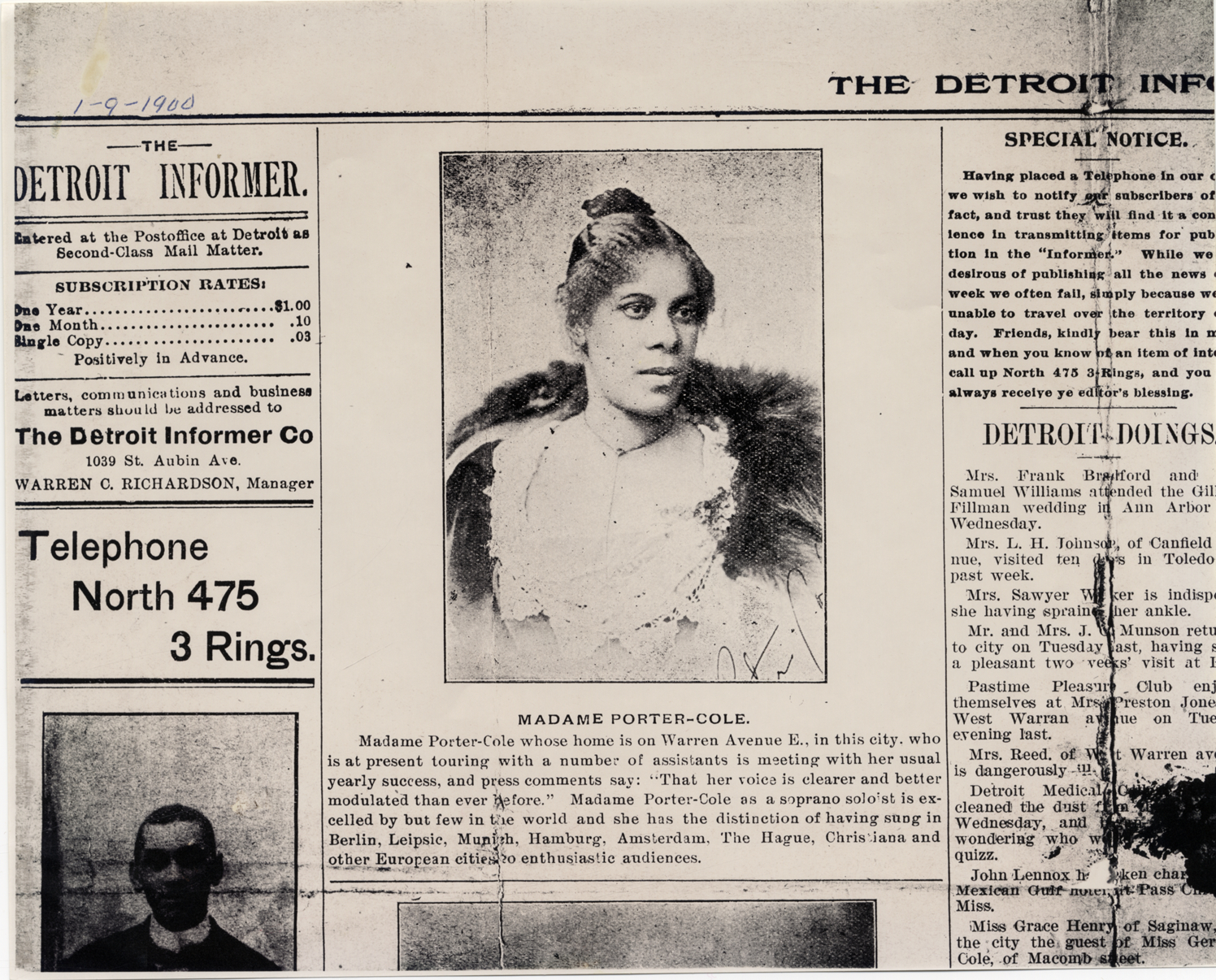 Madame Maggie L. Porter-Cole