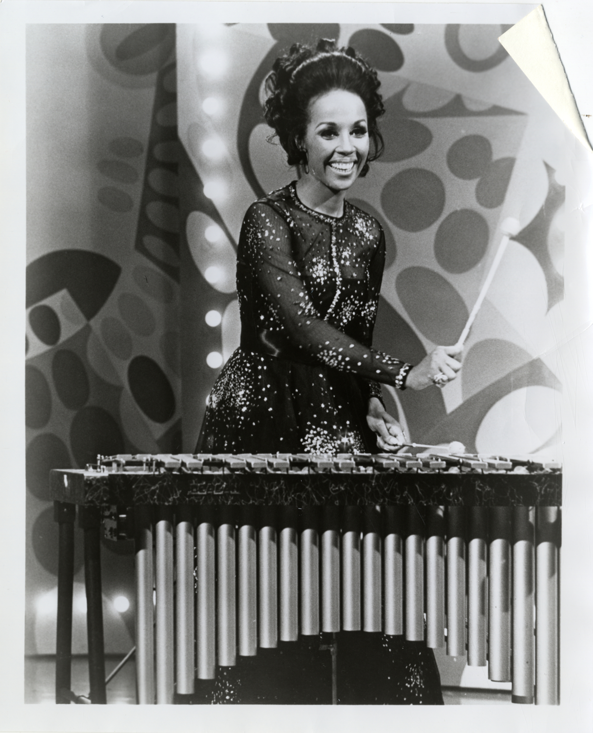 Diahann Carroll playing vibraphone