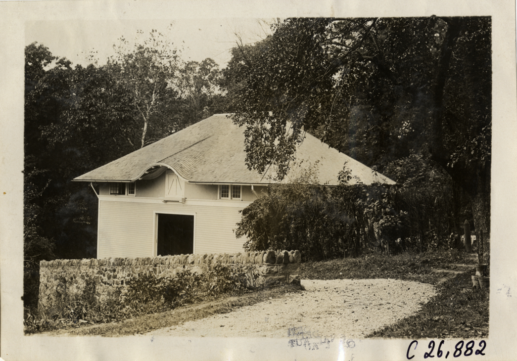 Garage, 1909 New York-Atlanta Good Roads Tour