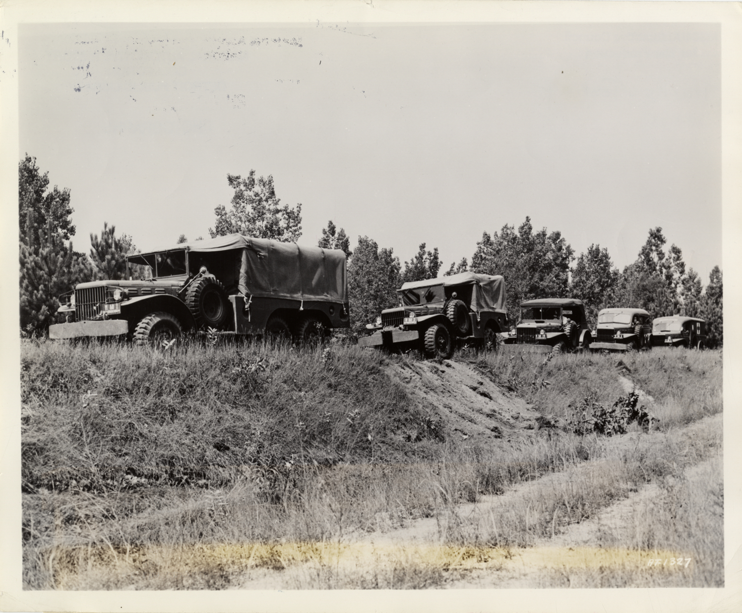 Dodge Army trucks at Chrysler Army Truck Proving Ground