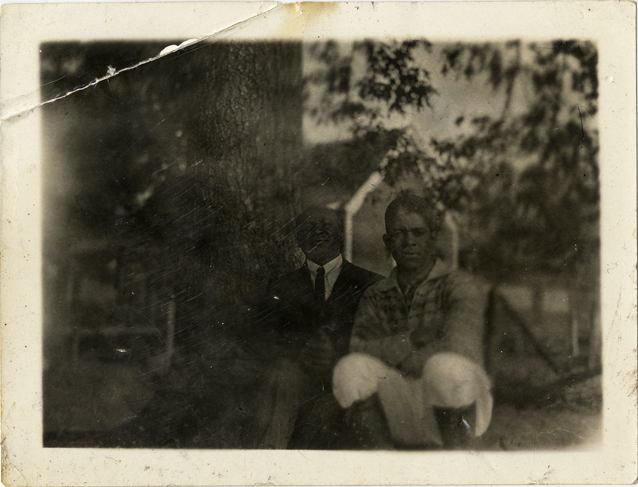 Roland Hayes and Professor Wilkin Greene at Angelmo Farm