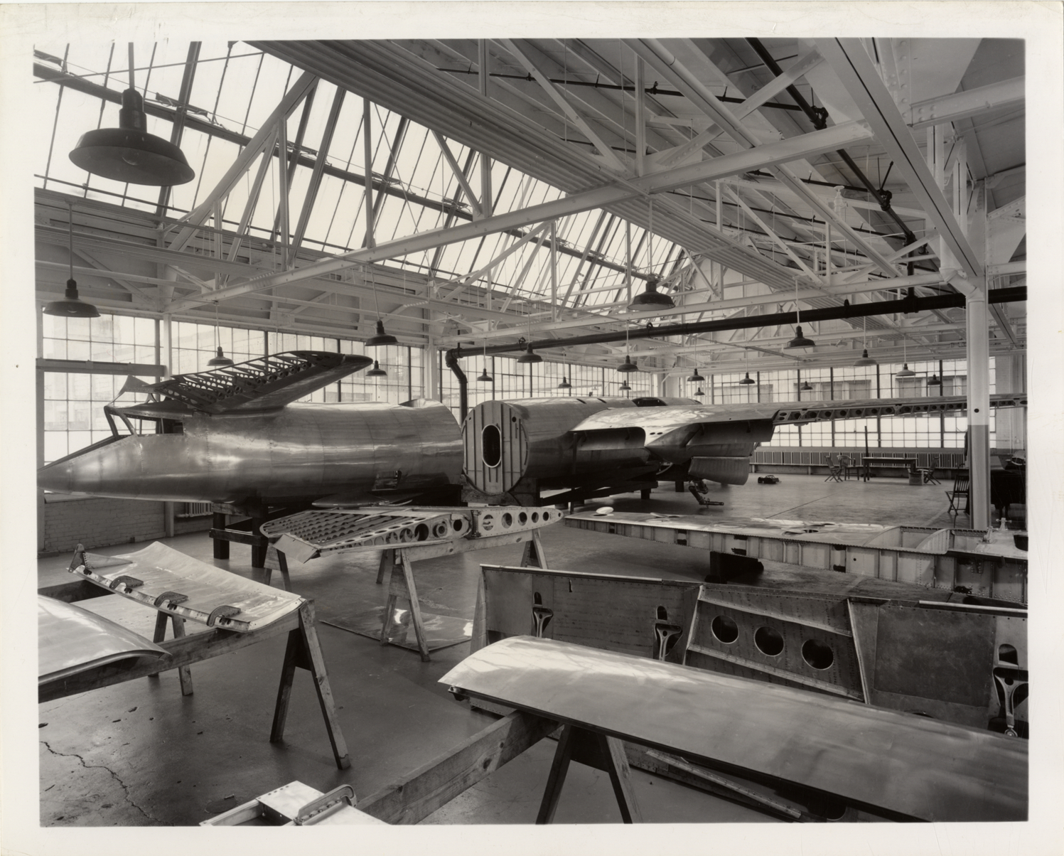 Sections of B-24 and B-26 bombers, Automotive Committee for Air Defense factory