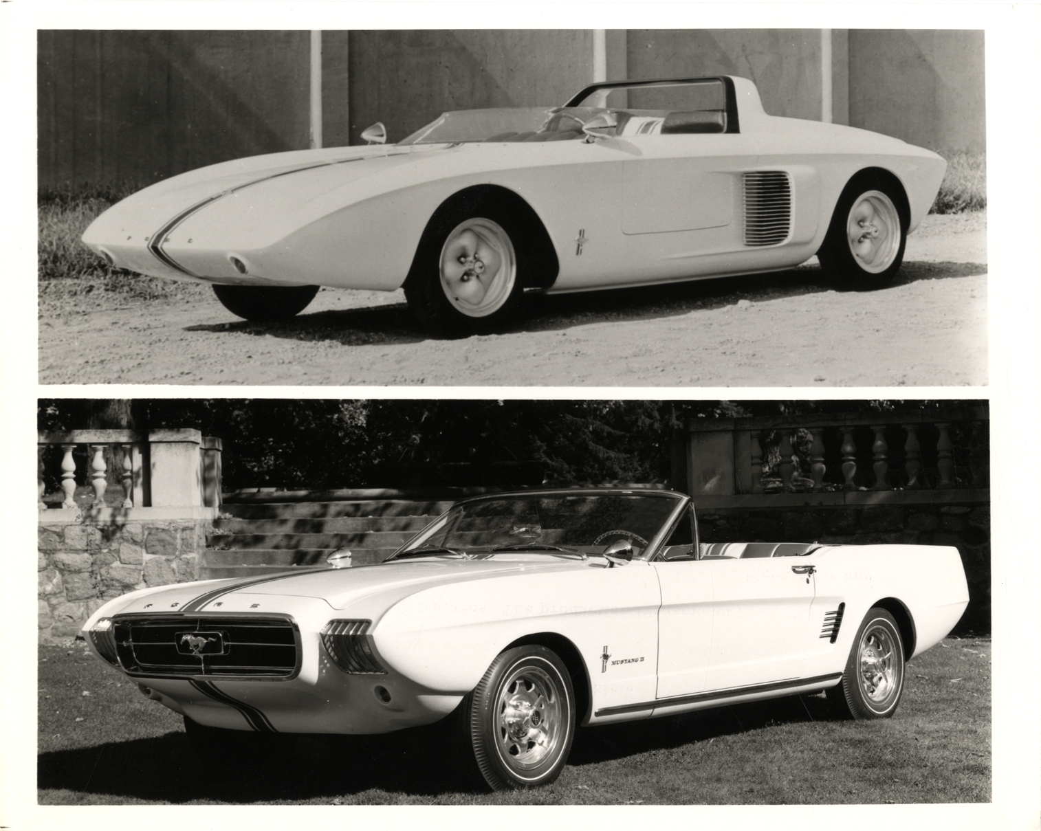 1964 Ford Mustang I and Mustang II automobiles