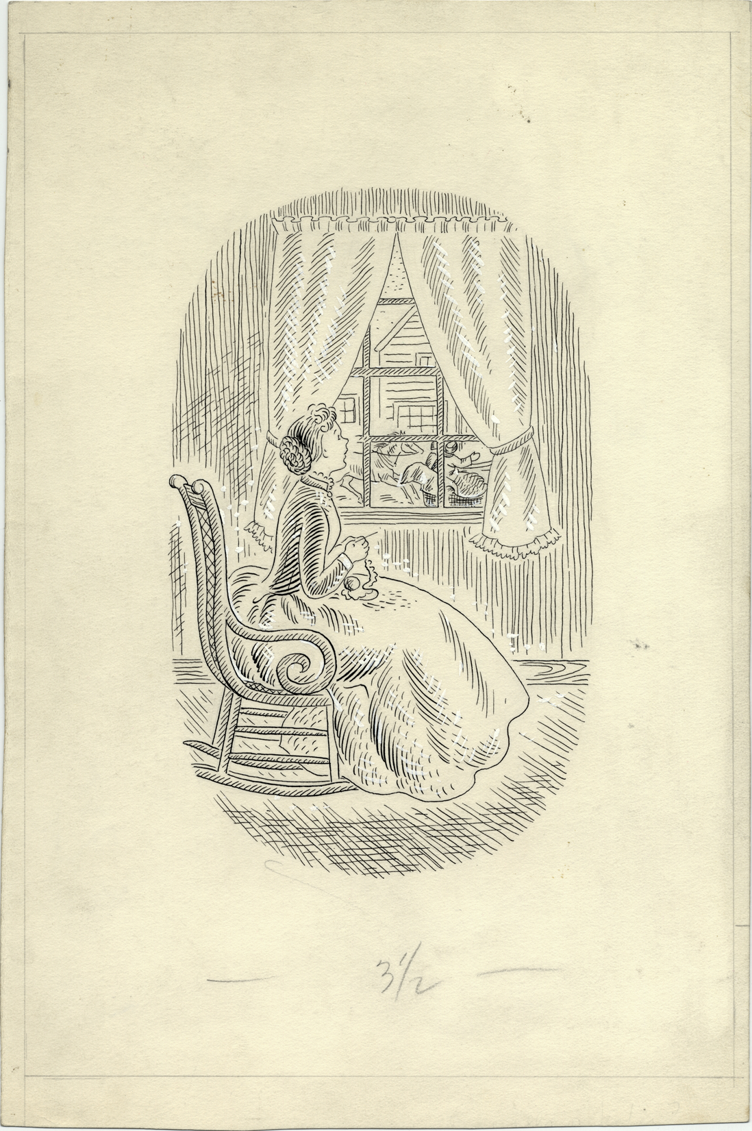 Illustration for "These happy golden years" by Laura Ingalls Wilder