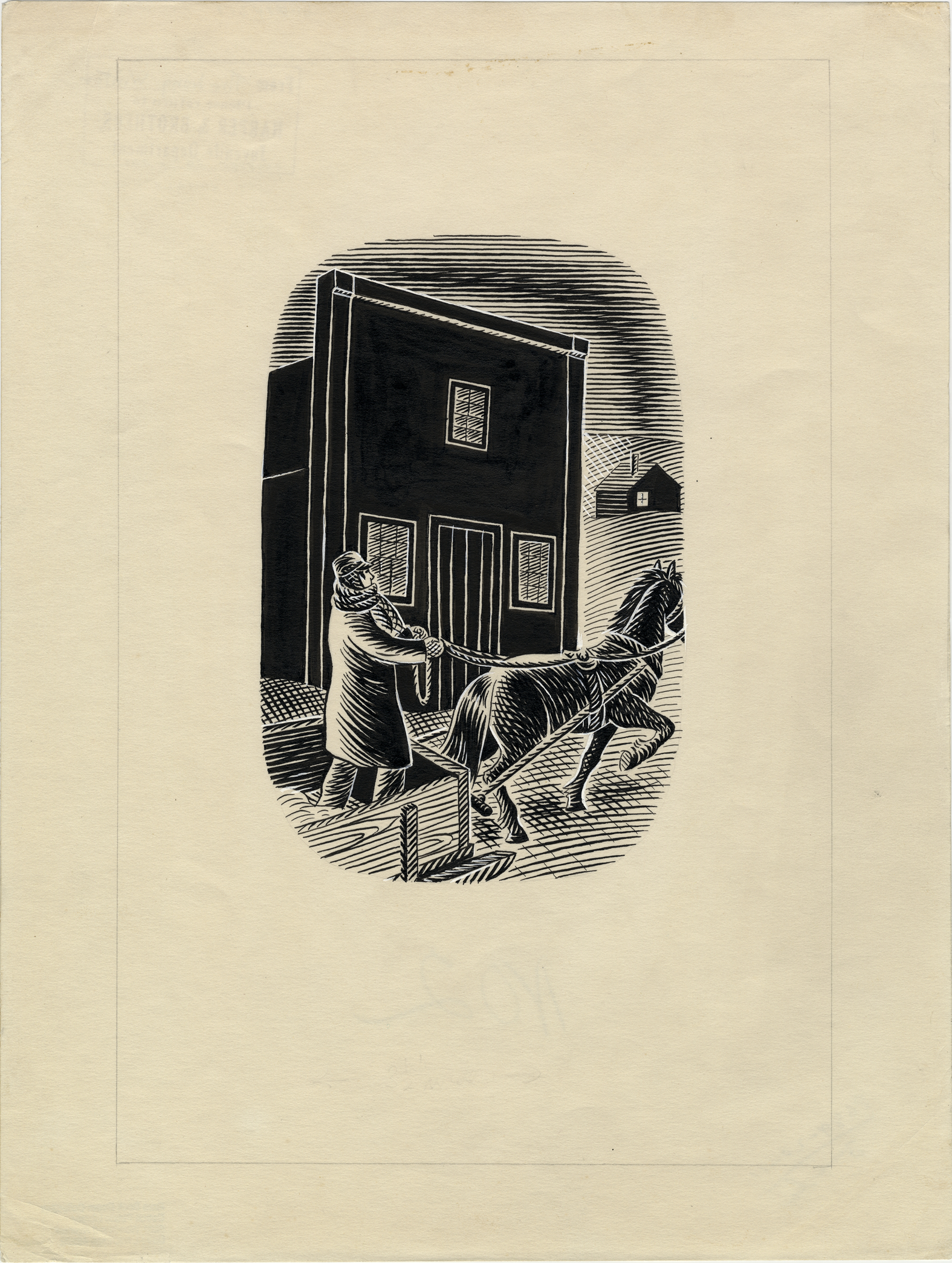 Illustration for "The long winter" by Laura Ingalls Wilder