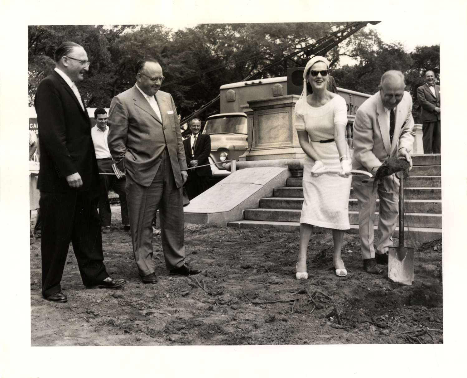 Groundbreaking ceremony for Detroit Public Library, Main Library addition