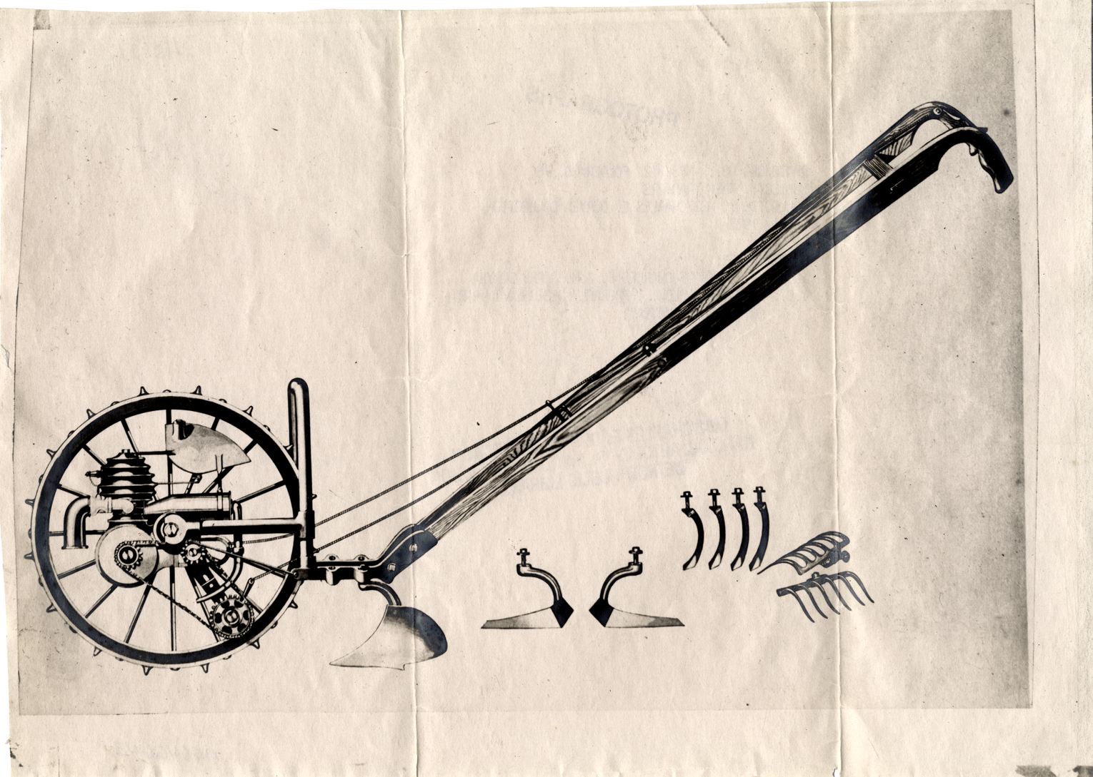 Hand-held plow