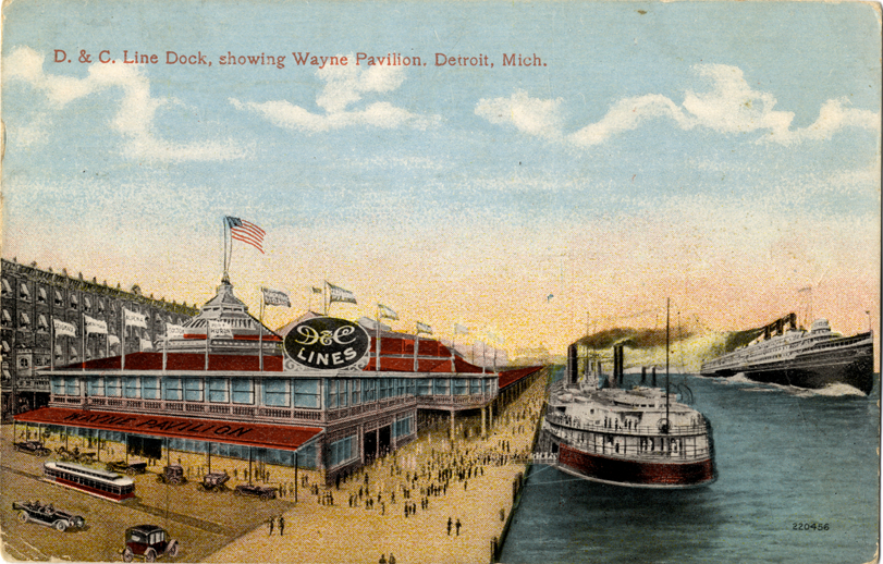 D & C Lines ferry docked at Wayne Pavilion