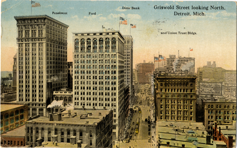 Griswold Street, looking north