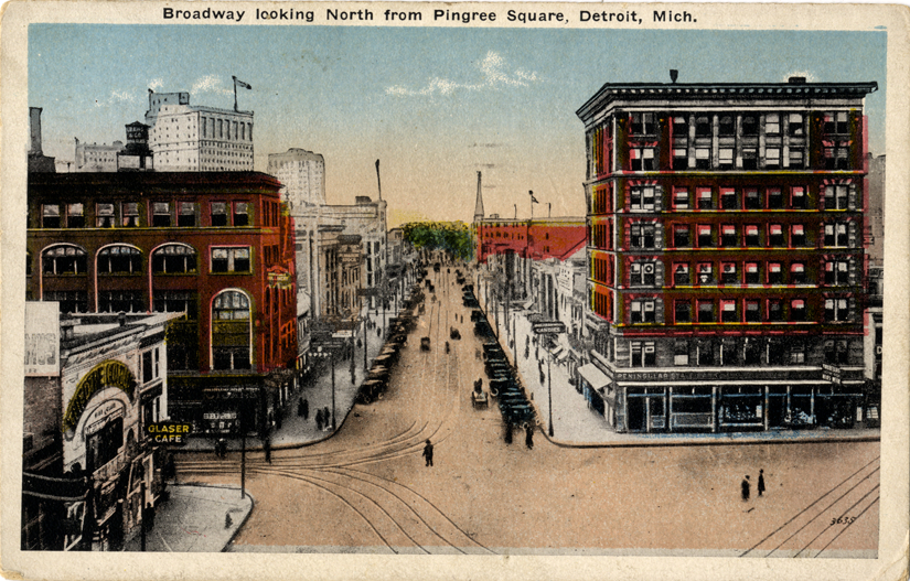 Broadway, looking north from Pingree Square